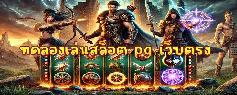 ทดลองเล่นสล็อต pg เว็บตรง