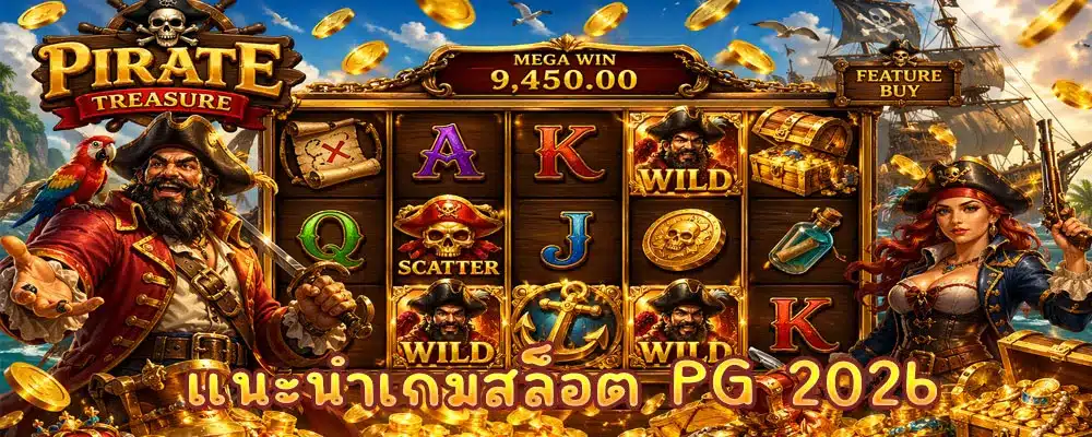 แนะนำเกมสล็อต PG 2026